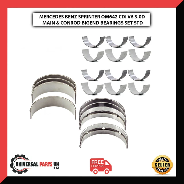 MERCEDES BENZ SPRINTER Om642 3.0D Cdi V6 Crankshaft Main & Con Rod