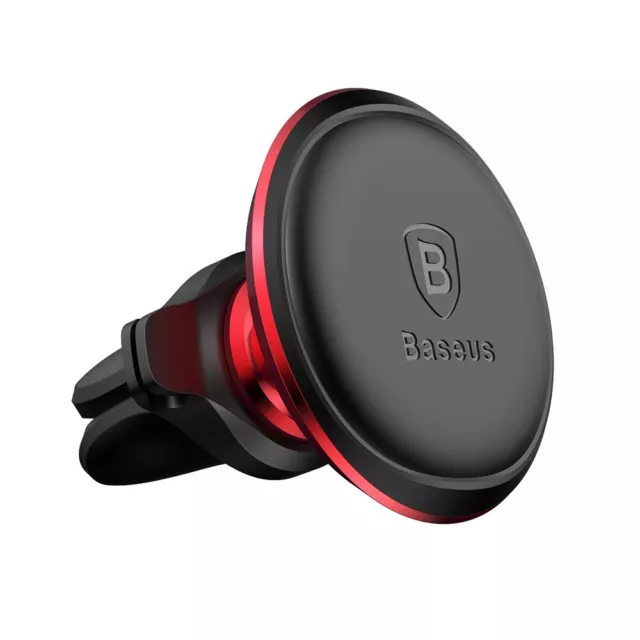 Baseus Car Mount Magnetic Air Vent Phone Holder with Cable Clip 2