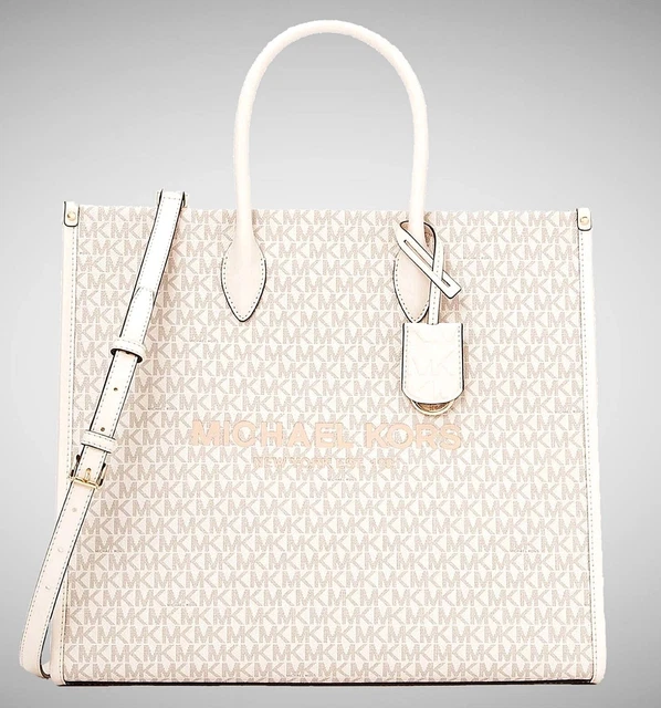 Michael Kors Women Bag Shoulder Bag Mirella Large Ew Tote Bag L. Cream Multi New