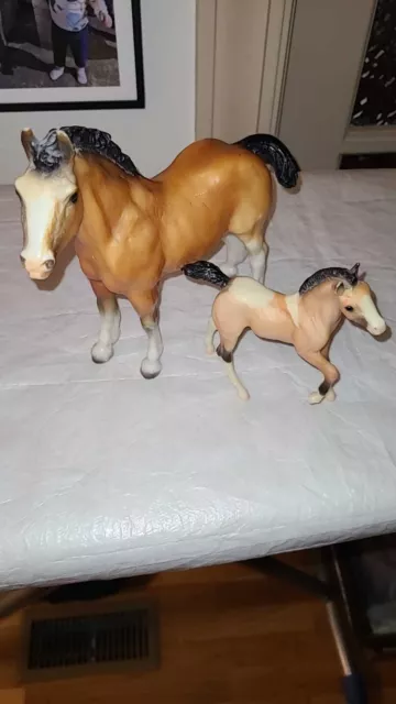 Vintage Breyer Horse Lot Mare And Foal