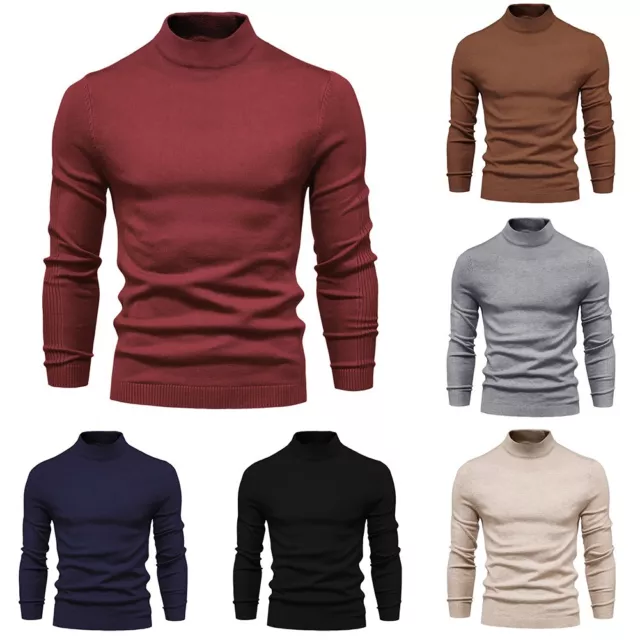 Cozy and Stylish Turtleneck Knitwear for Men Perfect for Fall and Winter