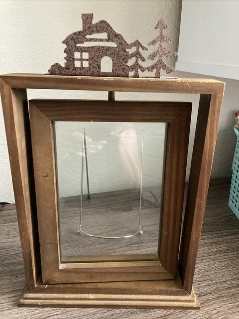 Woodsey Wooden Picture Frame, Dual Pics, 5X7 Photos-2 Pc.