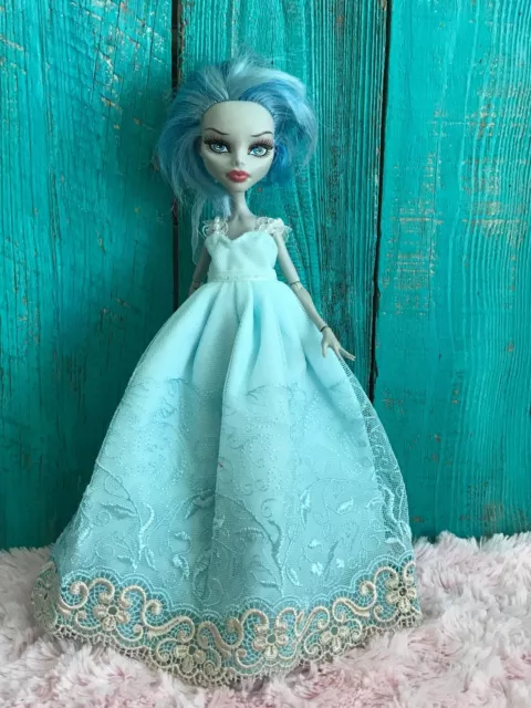 Monster High OOAK outfit long dress handmade one of a kind