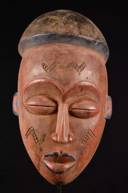 19367 African Old Chokwe Mask / Mask Dr Congo