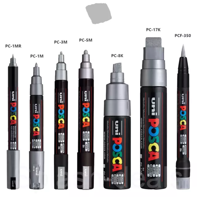 Uni Posca Paint Marker Art Pens - Waterproof Paint Pens - All Sizes & Colours