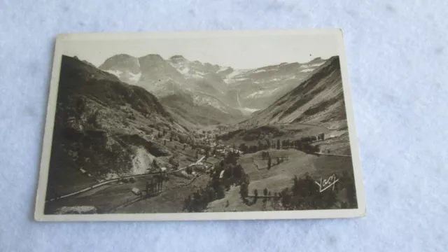 CPA carte postale Gavarnie / Le Village et le Cirque