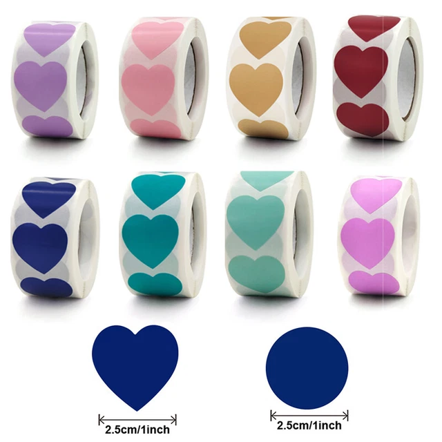 Petites Gommettes Autocollantes Rondes, étiquettes Blanches