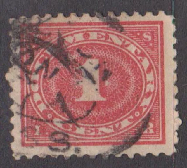 (ZB-7) 1917 USA 1c red documentary (B)