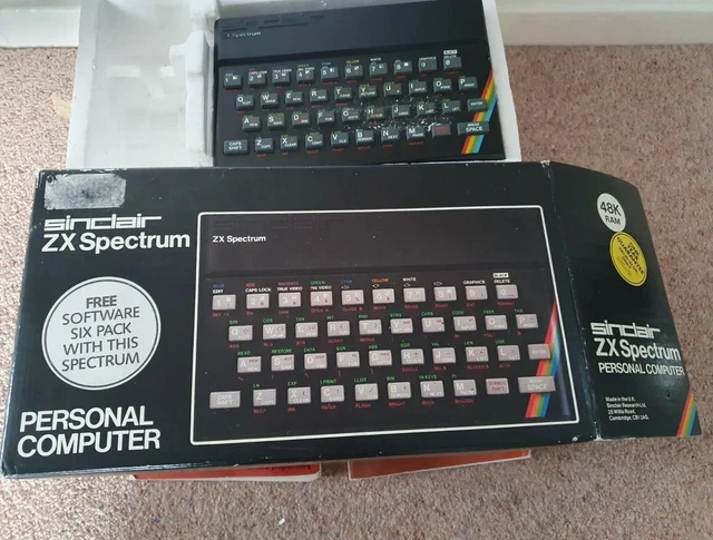 Sinclair ZX Spectrum 48K Vintage Computer