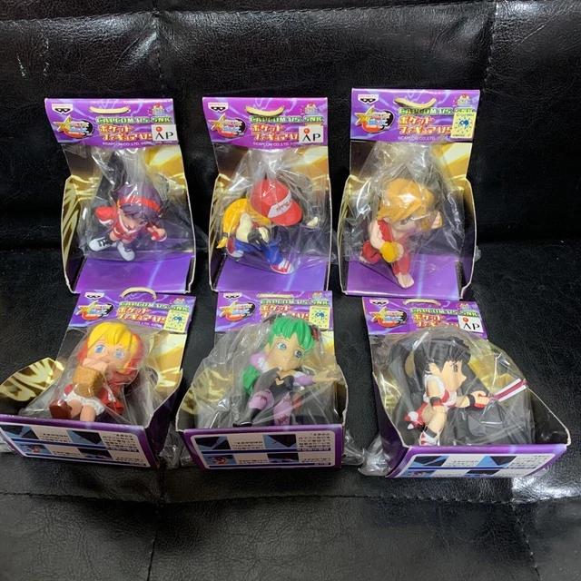 CAPCOM VS SNK Pocket Figure 6 Types Morrigan Mai Shiranui BANPRESTO From JAPAN