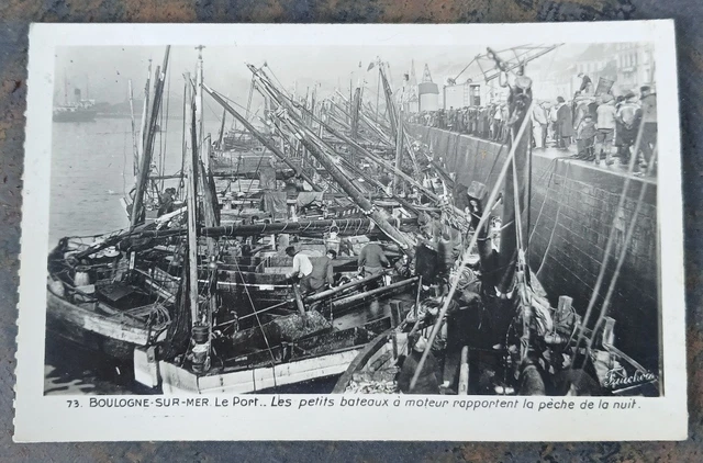 14 BERNIERES. La Pêche à la Crevette 1911