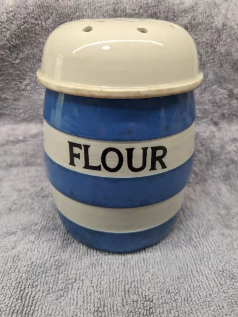 Vintage Cornishware TG Green Flour Shaker