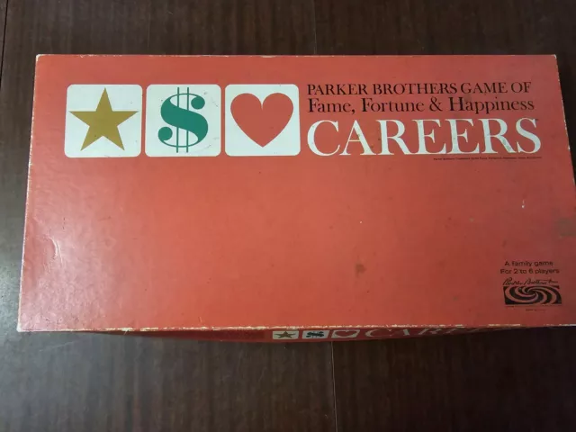 1965 Parker Brothers Careers Board Game