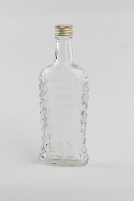 Posten 5 Stück leere Flaschen Dekorglas Glas Flasche Eva 0,04 Ltr 