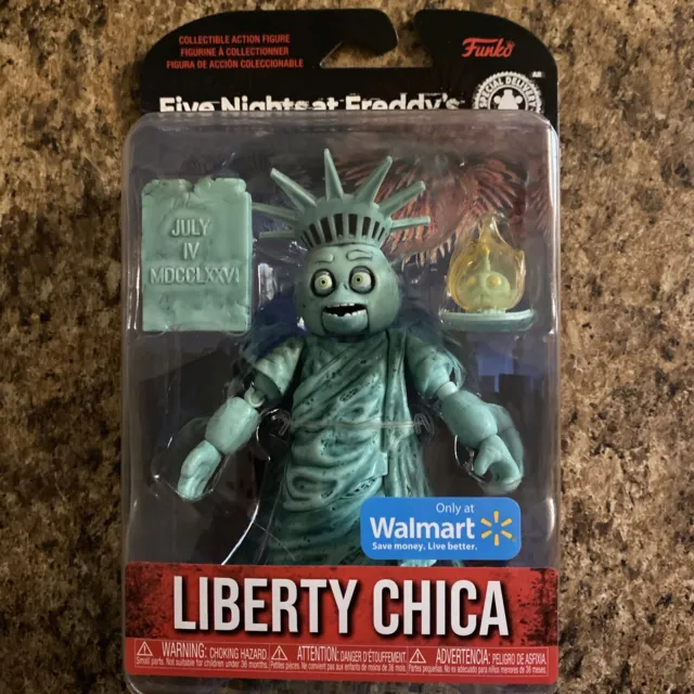 🔥🗽🐥🔥Funko FNAF Five Nights at Freddy's LIBERTY CHICA Walmart Excl