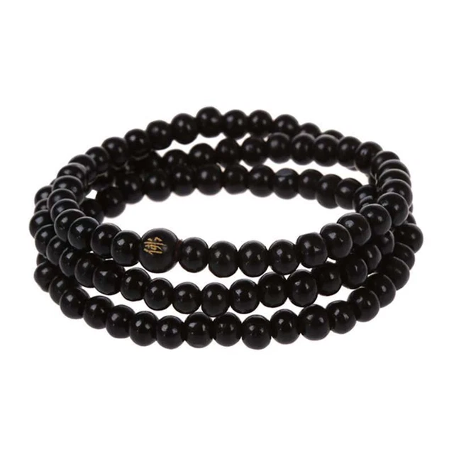 2X(Collier de bouddhiste Colliers de priere Bracelet de Ti7)