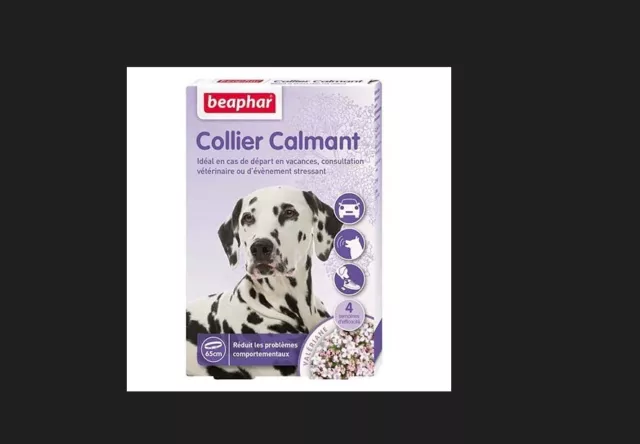 Collier calmant pour chien A base d’extrait naturel de Valériane