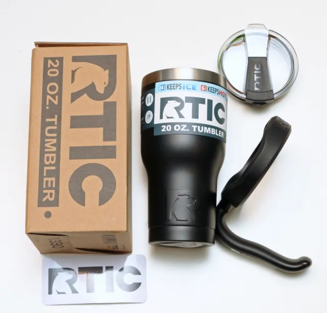 RTIC NEW 20 oz. Tumbler & Splash Proof Lid - With or Without Handle