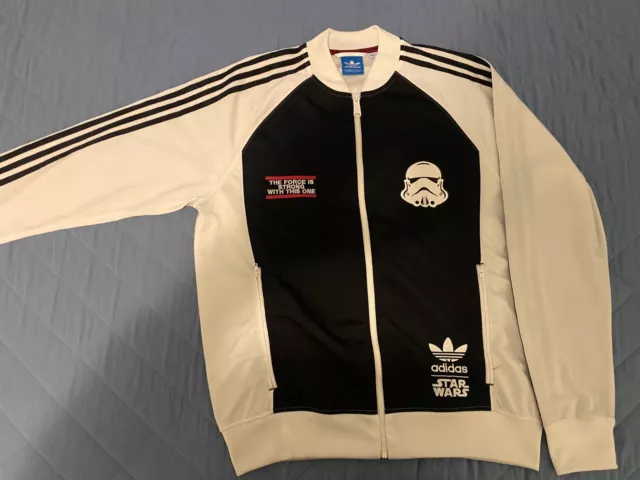 Adidas Originals Stormtrooper Star Wars Men's XL Track Jacket V33809