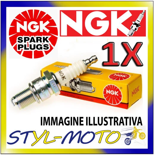 CANDELA NGK B6HS PASSO CORTO PIAGGIO VESPA 50 - PX 125 150 - APE - Foto 7