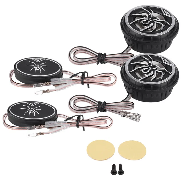 2PCS AUDIO TWEETER With Spider Pattern Loud Sound For Car Systems £11. ...