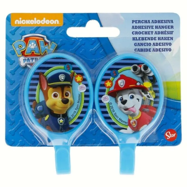 Stor Hangers Paw Patrol 2 piezas conjunto fácil pequeño ovalado estándar almacenamiento dormitorio infantil