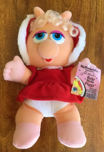 1988 VTG Muppets Baby Miss Piggy McDonald’s Plush w/tag