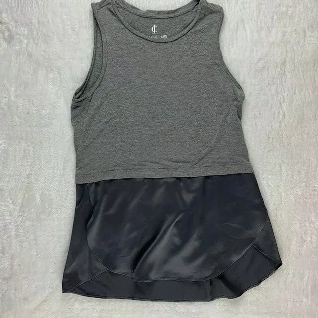 Juicy Couture Womens Top XS Gray Sleeveless Tunic