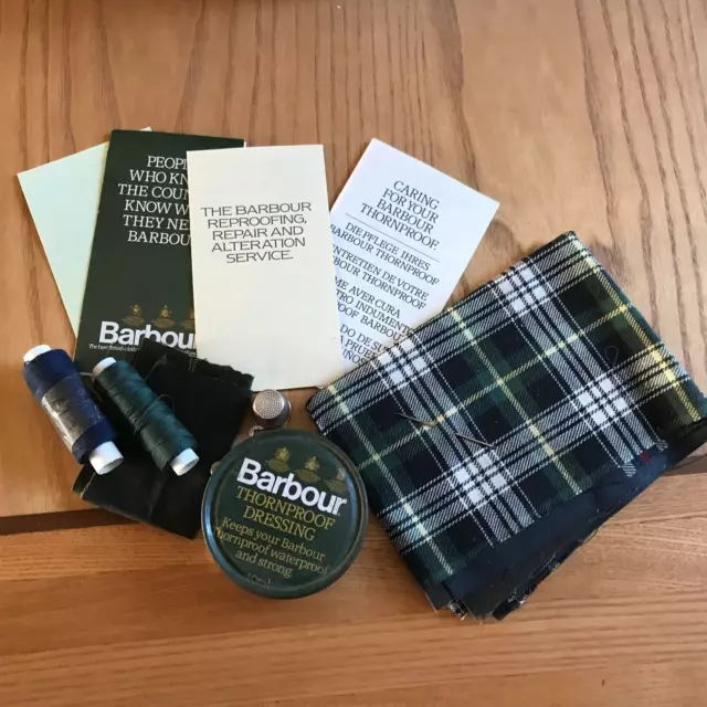 Barbour Thornproof Repair Kit  -  unused