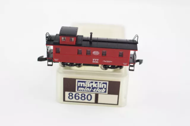 8680 US Cambuse Nyc Märklin Mini Club Voie Z Emballage D'Origine + Top +