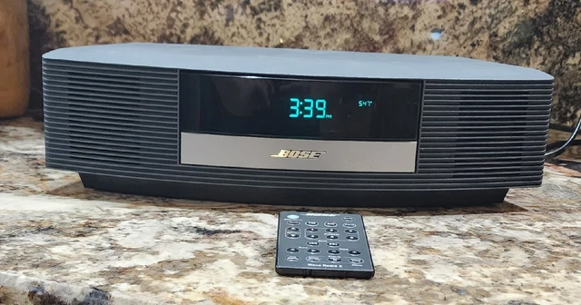Bose Wave Radio II AM/FM Clock Alarm W/ Remote Control Working AWR1B2