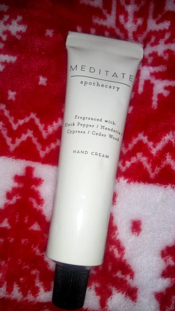 M&S Apothecary Meditate Hand Cream NEW SEALED 30ML TUBE