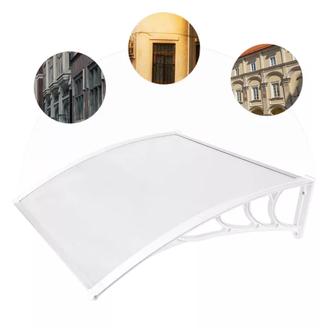 Porta d'ingresso tettoia copertura finestra tetto a cassone trasparente tetto porta 75 cm * 100 cm NUOVO