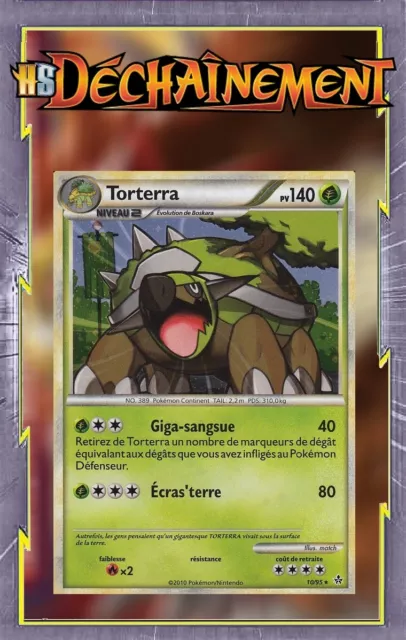 Torterra Holo - HS02:Déchainement - 10/95 - Carte Pokemon Française