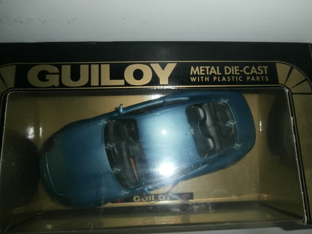Miniature Aston Martin DB7 Verte – Guiloy échelle 1/18, Diecast, Modèle 301024B