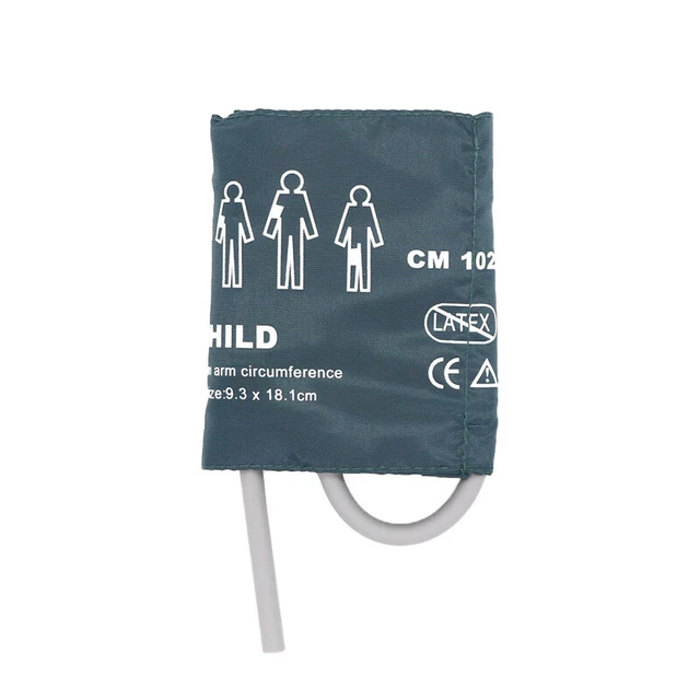 NIBP Cuff Reusable Child Single Hose - Free Shipping - Size 18-26cm arm