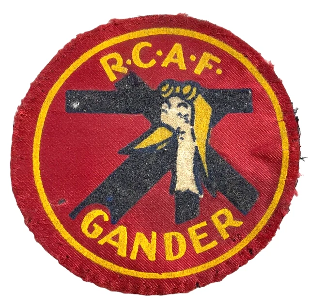 WW2 Royal Canadian Air Force RCAF Station Gander Jacket Patch Insignia