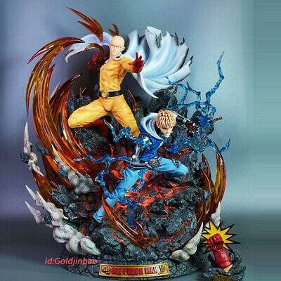 TES One Punch-Man Saitama Teacher Genos Resin Model Painted Statue In Stock 1/6