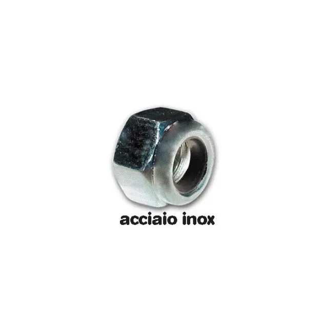 Dadi Autobloccanti in Acciaio Inox Din 985 Misura 6 mm conf. 200 pz