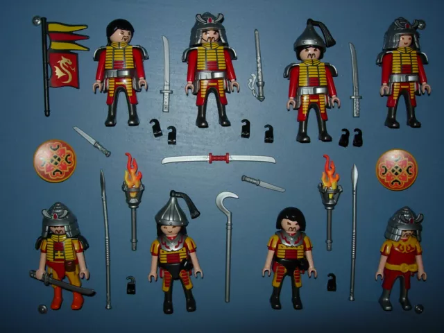 8 SAMURAI MONGOLEN vs. RITTER RÖMER GALLIER ÄGYPTER PERSER TOP PLAYMOBIL 2