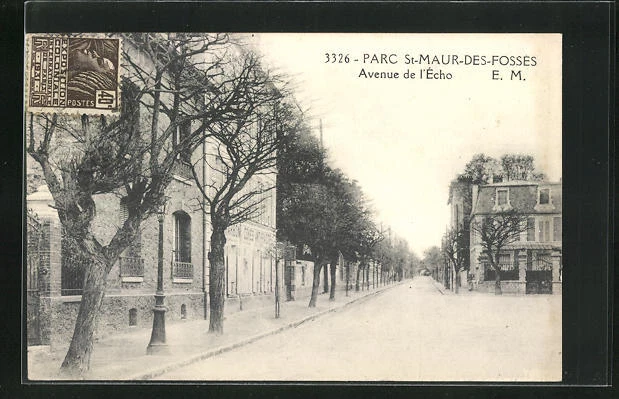 CPA Parc St-Maur-des-Fosses, Avenue de l'Echo