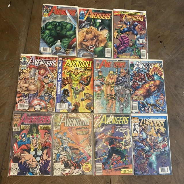 Marvel Comics The Avengers Comic Lot : 80’s 90’s