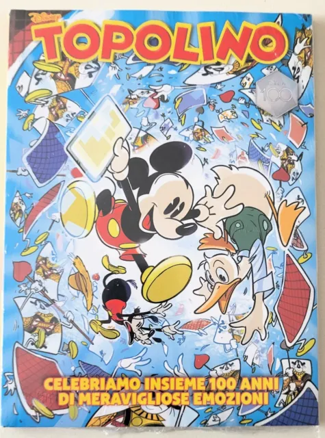 Topolino 3534 Blisterato Sigillato - Con Cover Rovesciata Disney 100!!!