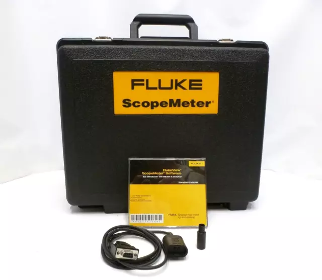 FLUKE SCC120 Accessory Kit for 120 Series + Carrying Case + FlukeView Soft...