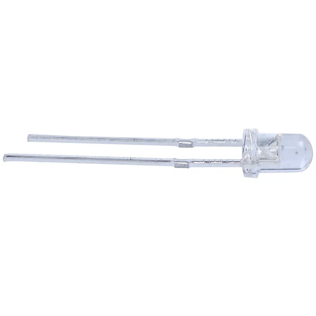 4X(40 Stueck 3mm weisse LED-Lampen Lichtemitterdiode DC 2.5V-3V V8E4)4)