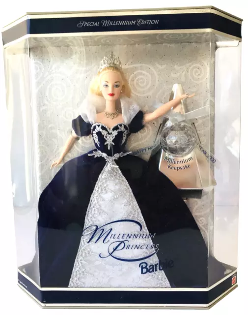 Millennium Princess 2000 Barbie Doll NRFB 24154 with Special Keepsake Ornament