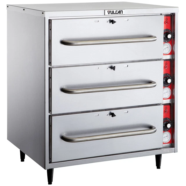 Vulcan Freestanding Three Drawer Warmer - 120V, 1425W