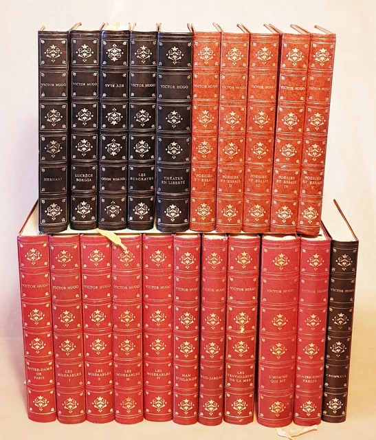 Victor Hugo-œuvres romanesques dramati. et poéti.-Cercle du bibliophile. T 1-21
