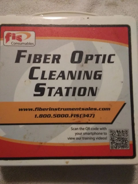 Fis consumables Fiber Optic Cleaning station new