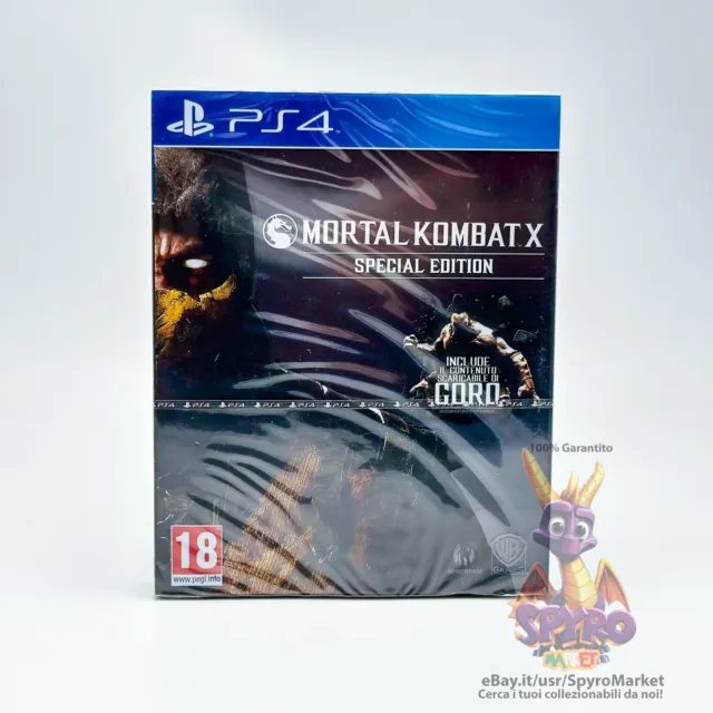 Mortal Kombat X Special Edition 🥋 SIGILLATO 🎮 Sony PlayStation 4 PS4 🇮🇹 ITA